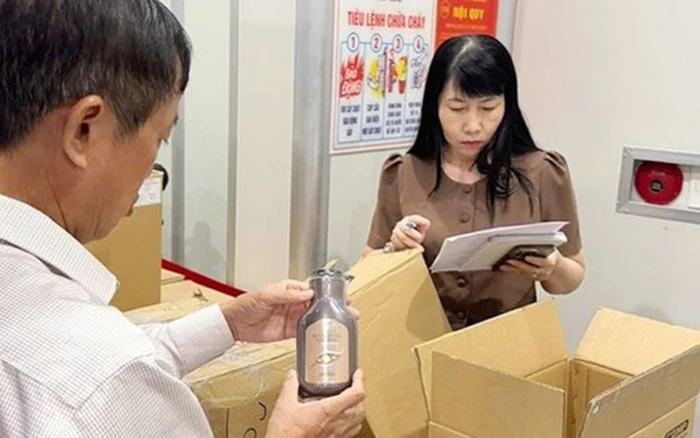 Thông tin sản phẩm bị kiểm tra